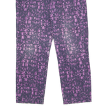 LEVI'S Mid Rise Womens Trousers Purple Regular Skinny W34 L26
