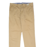 TOMMY HILFIGER Mercer Chino Mens Twill Trousers Beige Regular Straight W32 L32