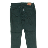 LEVI'S 710 Womens Trousers Green Slim Skinny W28 L28