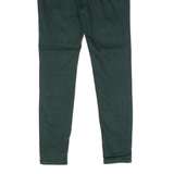 LEVI'S 710 Womens Trousers Green Slim Skinny W28 L28