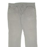 LEVI'S 511 BIG E Mens Twill Trousers Grey Slim Straight W36 L31