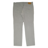 LEVI'S 511 BIG E Mens Twill Trousers Grey Slim Straight W36 L31
