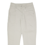 REISS Womens Twill Trousers Grey Regular Tapered W30 L24