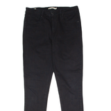 LEVI'S 721 High Rise BIG E Womens Trousers Black Regular Skinny W31 L30