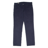LEVI'S 511 BIG E Mens Twill Trousers Blue Slim Straight W32 L32