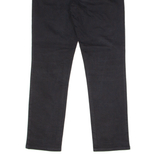 LEVI'S 721 Womens Trousers Black Slim Straight W30 L27