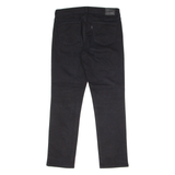 LEVI'S 721 Womens Trousers Black Slim Straight W30 L27