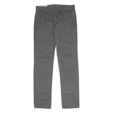 LEVI'S Mens Twill Trousers Grey Regular Tapered W30 L32