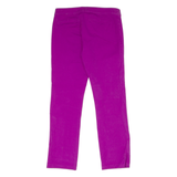 LAUREN RALPH LAUREN Womens Trousers Purple Regular Straight W30 L27