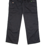 DICKIES The Island Tea And Coffee Co Workwear Mens Twill Trousers Black Straight W32 L32
