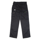 DICKIES The Island Tea And Coffee Co Workwear Mens Twill Trousers Black Straight W32 L32