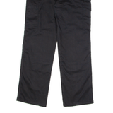 DICKIES The Island Tea And Coffee Co Workwear Mens Twill Trousers Black Straight W32 L32