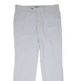 TOMMY HILFIGER Striped Mens Trousers Blue Regular Straight W38 L34