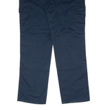 DICKIES Workwear Cargo Mens Twill Trousers Blue Regular Straight W40 L34