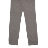TOMMY HILFIGER Chino Mens Twill Trousers Grey Slim Tapered W28 L32