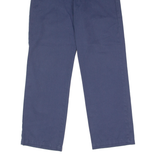 DICKIES Workwear Womens Twill Trousers Blue Slim Straight W26 L26