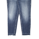 VIGOSS Dublin Womens Jeans Blue Slim Straight Stone Wash W36 L28