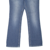 MYTH OF JADE Womens Jeans Blue Regular Bootcut Stone Wash W32 L29