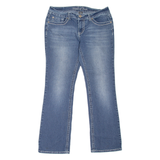 MYTH OF JADE Womens Jeans Blue Regular Bootcut Stone Wash W32 L29