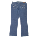 MYTH OF JADE Womens Jeans Blue Regular Bootcut Stone Wash W32 L29