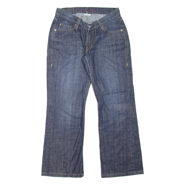 Jean Levi's Slight Curve Bootcut Femme - Taille W28, Délavage Stonewash Bleu - Occasion