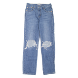 LEVI'S Low Pro Womens Jeans Blue Regular Straight W26 L30