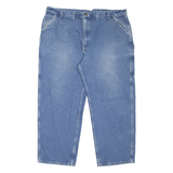 CARHARTT Dungaree Fit Carpenter Workwear Mens Jeans Blue Tapered W46 L30