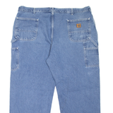 CARHARTT Dungaree Fit Carpenter Workwear Mens Jeans Blue Tapered W46 L30