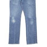 CARHARTT Workwear Mens Jeans Blue Regular Straight Stone Wash W33 L32