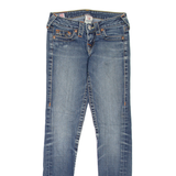 TRUE RELIGION Stella Womens Jeans Blue Slim Skinny Stone Wash W24 L29