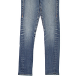 TRUE RELIGION Stella Womens Jeans Blue Slim Skinny Stone Wash W24 L29