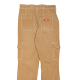 DICKIES Workwear Womens Jeans Beige Slim Straight W28 L28