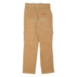 DICKIES Workwear Womens Jeans Beige Slim Straight W28 L28