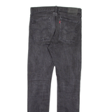 LEVI'S 510 Jeans Mens Black Slim Skinny W32 L34