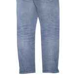 LEVI'S 502 Jeans Mens Blue Regular Tapered Stone Wash W30 L32