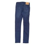 LEVI'S 519 Jeans Extreme Skinny Womens Blue Slim Skinny Stone Wash W28 L28
