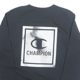 CHAMPION Mens Sweatshirt Black S