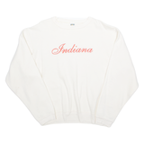COTTON DELUXE Indiana Womens Sweatshirt Cream USA L