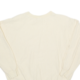 RAFAEL Womens Sweatshirt Cream 90s M