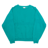 Womens Sweatshirt Green 90s L