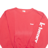 MOD K-impex Mens Sweatshirt Red 90s M