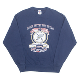 Gone With The Wing Michigan 1999 Mens Sweatshirt Blue USA L