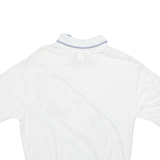 LAND & SEA Womens Sweatshirt White Collared 90s M