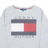 TOMMY HILFIGER Womens Sweatshirt Grey S