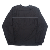 STARTER Mesh Lined Training Mens Sweatshirt Black V-Neck S