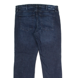 CHAPS Mens Jeans Blue Slim Straight Stone Wash W36 L30