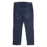 CHAPS Mens Jeans Blue Slim Straight Stone Wash W36 L30
