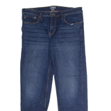 CHAPS Mens Jeans Blue Slim Straight Stone Wash W34 L30