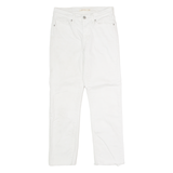 LEVI'S Womens Jeans White Classic Straight W26 L26