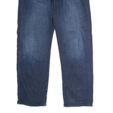 CHAPS Mens Jeans Blue Slim Straight Stone Wash W36 L32